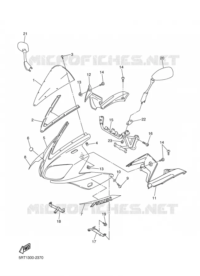 KAP 1 Yamaha MOTO 600 2003 FAZER  FZS600