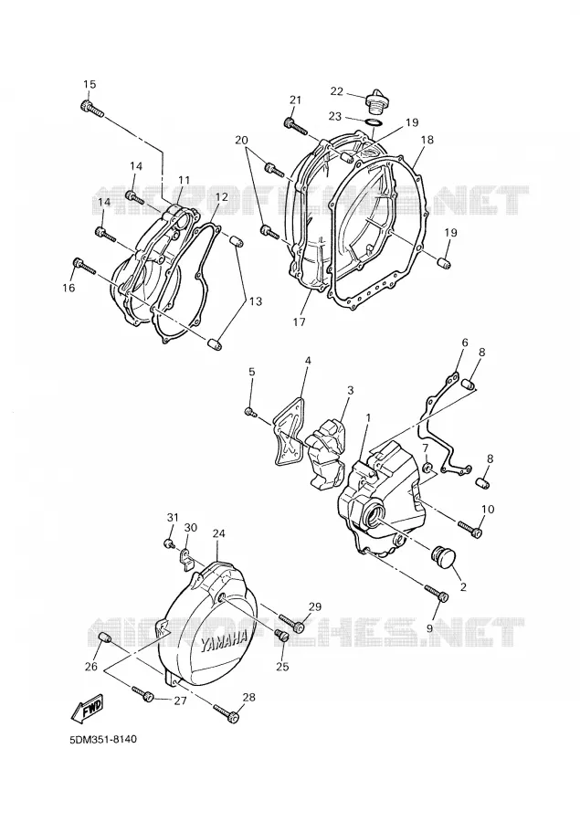 DEKSEL - MOTOR 1 Yamaha MOTO 600 2000 FAZER  FZS600SP
