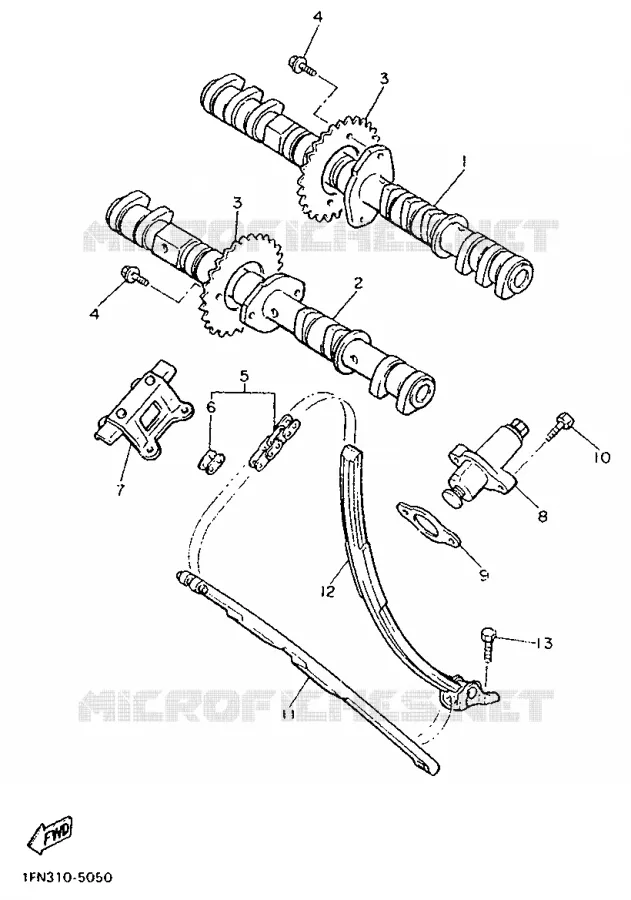 NOKKENAS / KETTING Yamaha MOTO 750 1987 FZX  FZX750