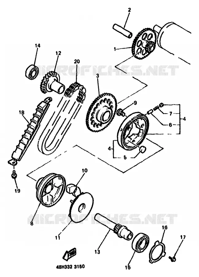 STARTMOTOR Yamaha MOTO 1000 1994 GTS ABS  GTS1000A