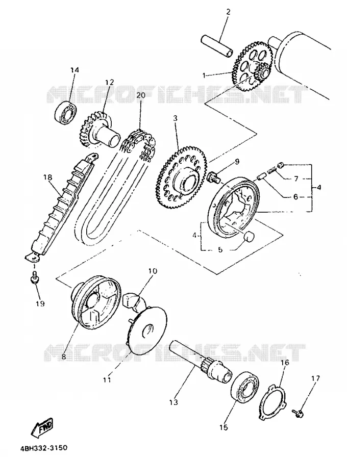 STARTMOTOR Yamaha MOTO 1000 1998 GTS ABS  GTS1000A