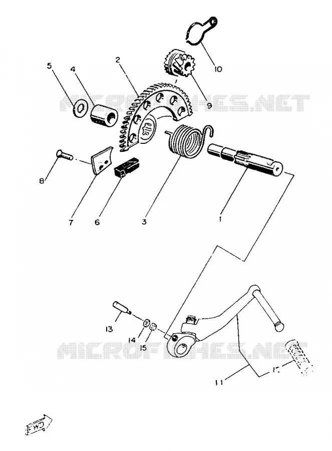 STARTMOTOR Yamaha SCOOTER 50 1986 Autres modeles  ME50