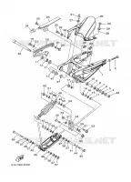 ACHTERBRUG / SCHOKBREKER voor Yamaha MT01 2006
