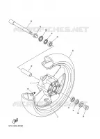 VOORWIEL voor Yamaha MT01 2006