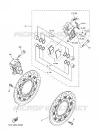 REMKLAUW VOOR voor Yamaha MT01 2006