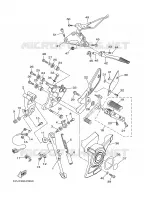 STANDAARD / VOETSTEUN voor Yamaha MT01 2006