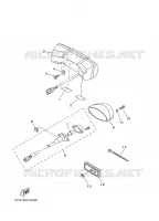ACHTERLICHT voor Yamaha MT01 2006