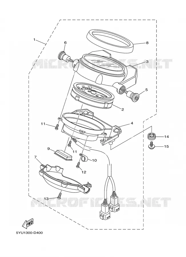 TELLERSET Yamaha MOTO 1700 2007 MT01  MT01