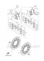 REMKLAUW VOOR voor Yamaha MT01 2007