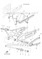 ACHTERBRUG voor Yamaha MT03 2008