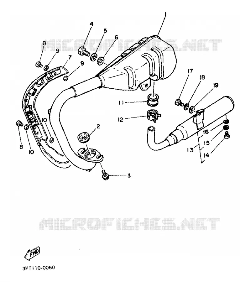 UITLAAT Yamaha MOTO 50 1994 PW  PW50