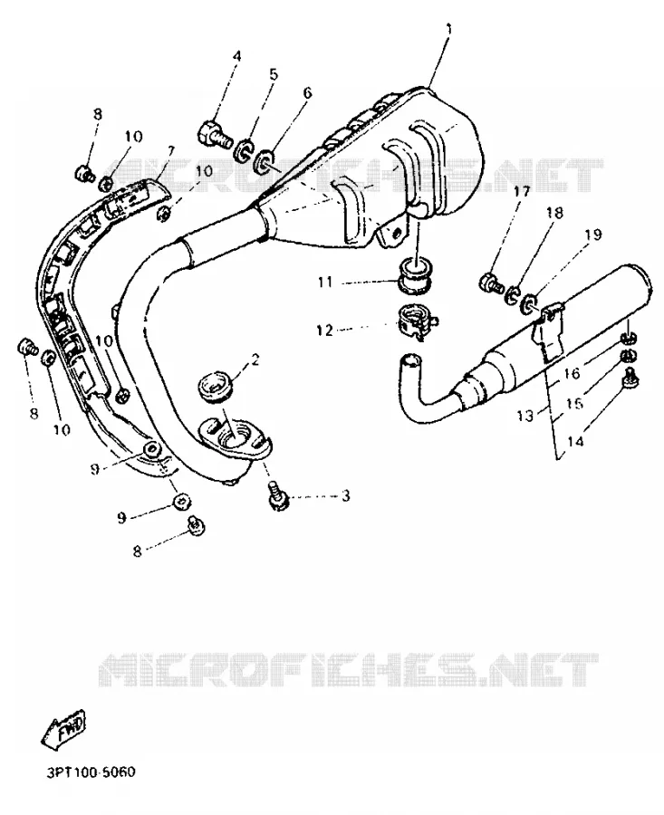 UITLAAT Yamaha MOTO 50 1995 PW  PW50