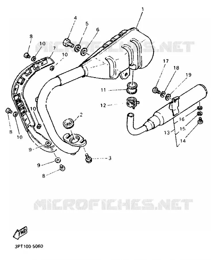 UITLAAT Yamaha MOTO 50 1996 PW  PW50