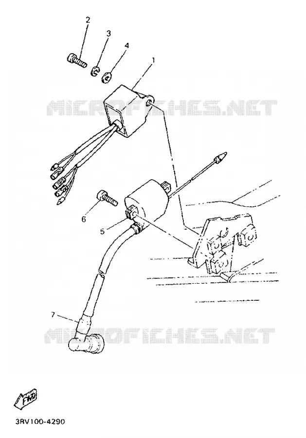 ELECTRISCH 1 Yamaha MOTO 80 1997 PW  PW80