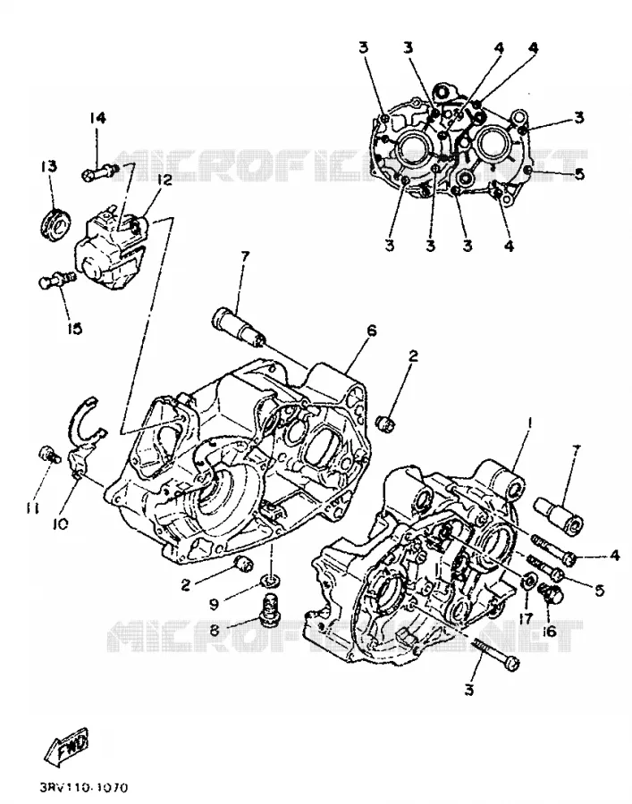 CARTERDELEN Yamaha MOTO 80 1997 PW  PW80