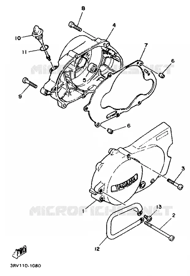 DEKSEL - MOTOR 1 Yamaha MOTO 80 1998 PW  PW80