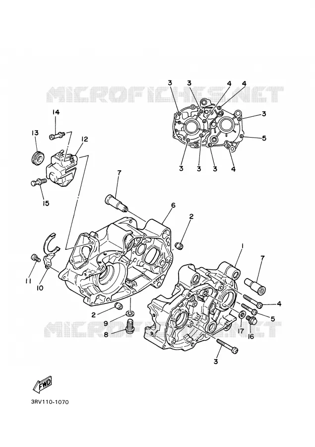 CARTERDELEN Yamaha MOTO 80 2008 PW  PW80X
