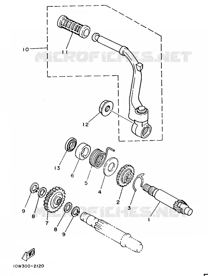 STARTMOTOR Yamaha MOTO 125 1986 RDLC  RD125LC