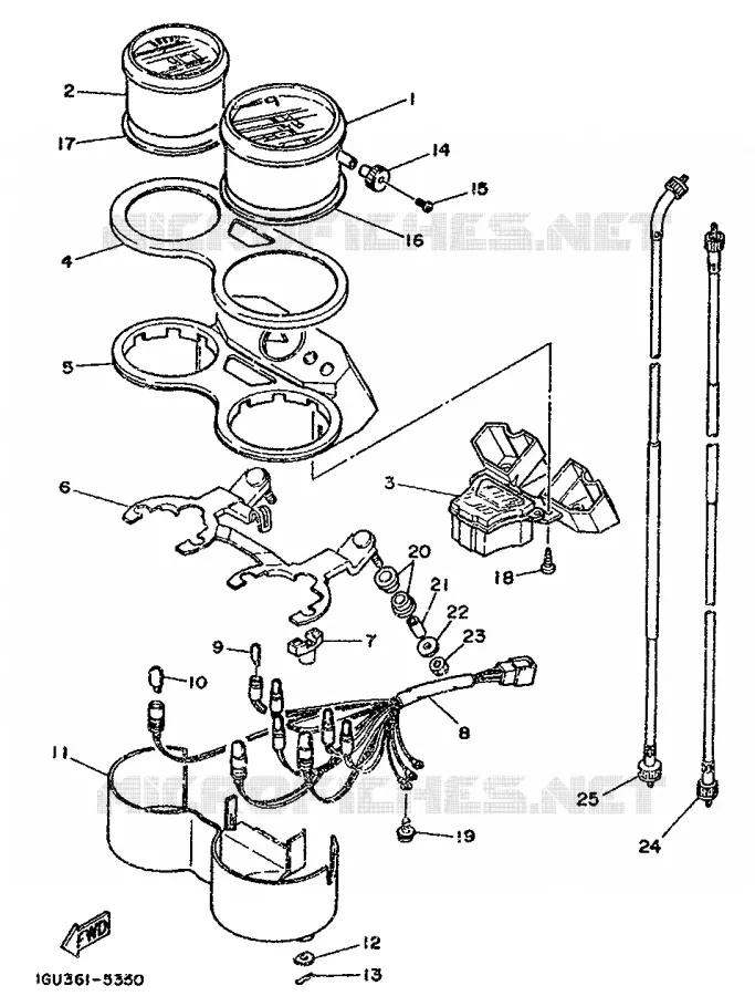 DYNAMO Yamaha MOTO 125 1986 RDLC  RD125LC