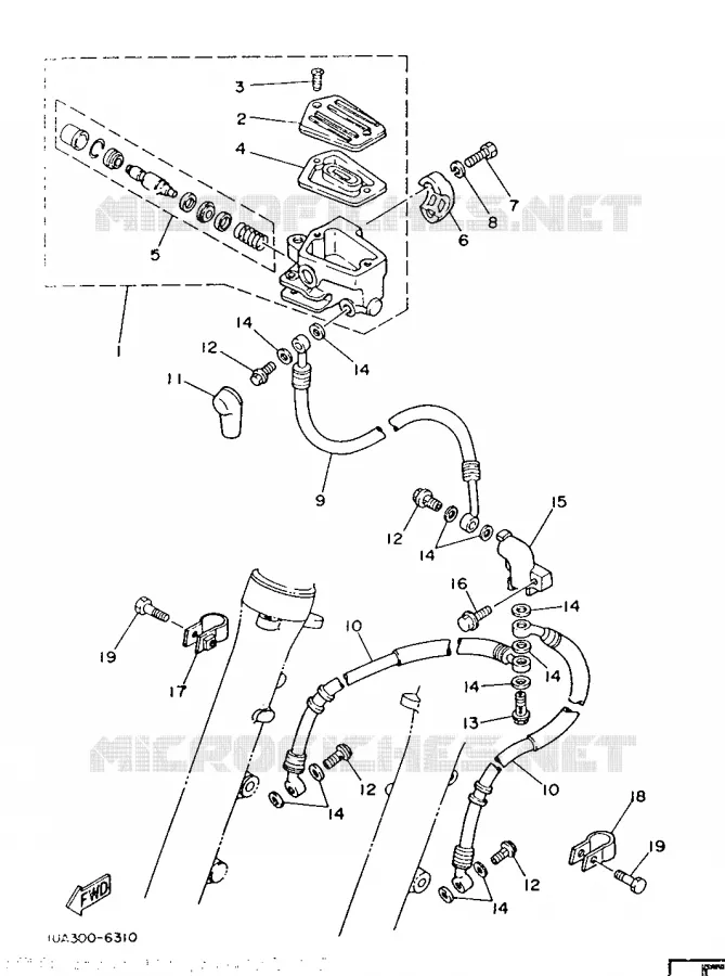 POMP VOOR Yamaha MOTO 350 1986 RDLC  RD350LC