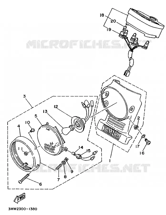 ALTERNATIEF ELECTRISCH  Yamaha MOTO 125 1989 SR  SR125