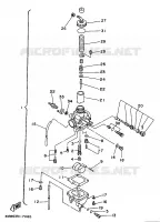 CARBURATEUR  voor Yamaha SR125 1997