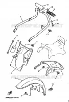 SPATBORD voor Yamaha SR125 1997