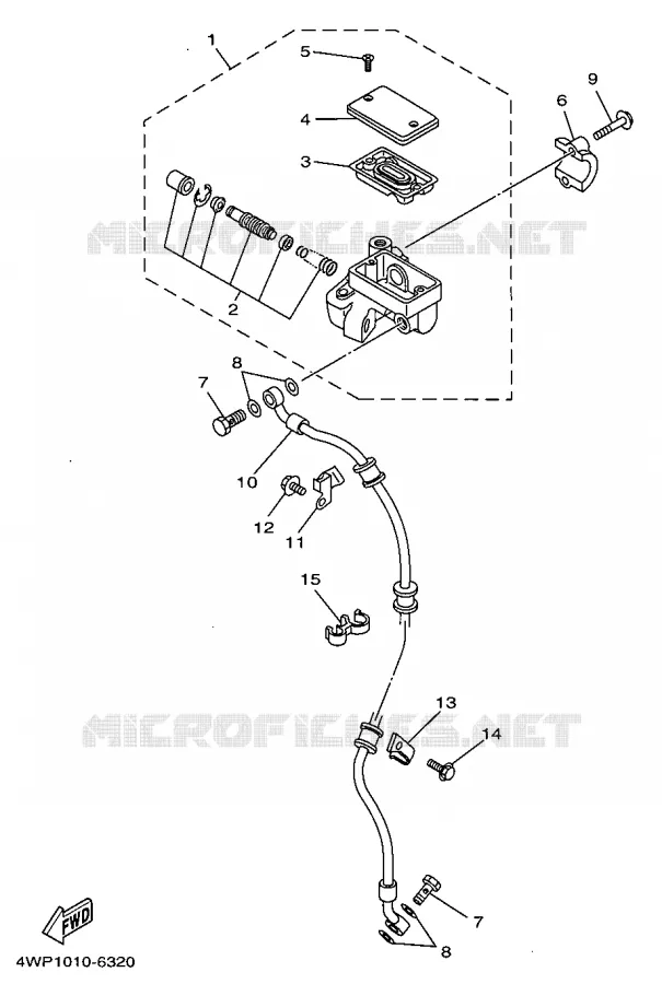 POMP VOOR Yamaha MOTO 125 1998 SR  SR125