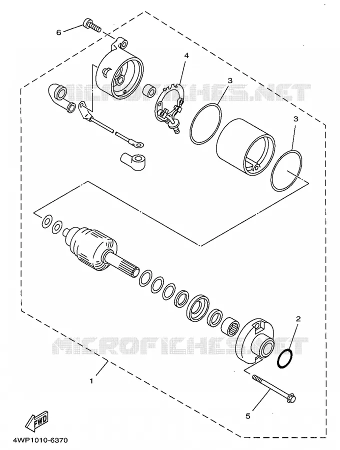 STARTMOTOR Yamaha MOTO 125 1999 SR  SR125