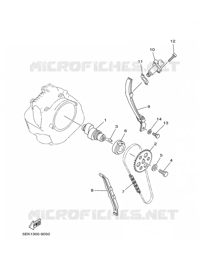 NOKKENAS / KETTING Yamaha MOTO 125 2000 SR  SR125