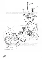 KOPLAMP voor Yamaha SR125SP 1988