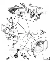 ELECTRISCH 1 voor Yamaha SR125SP 1988