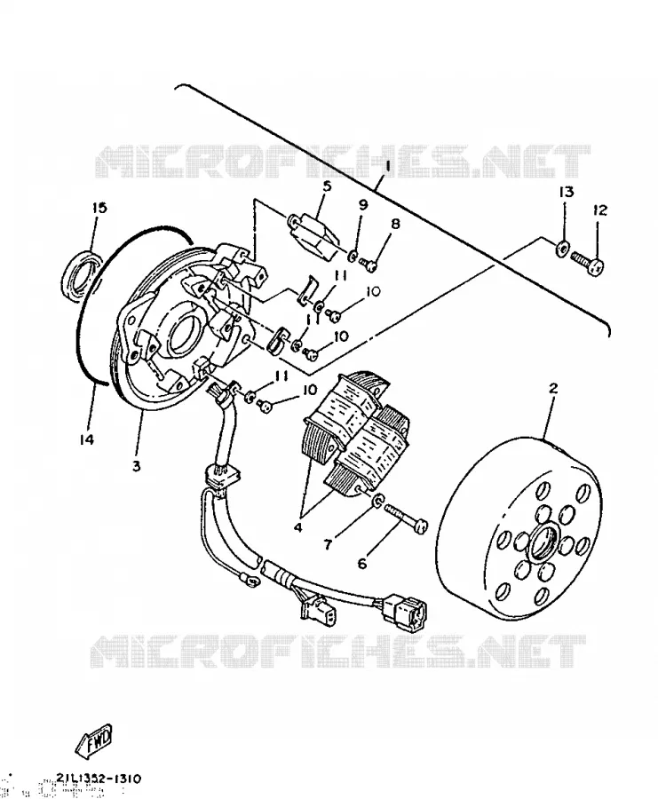 DYNAMO Yamaha MOTO 250 1991 SR  SR250