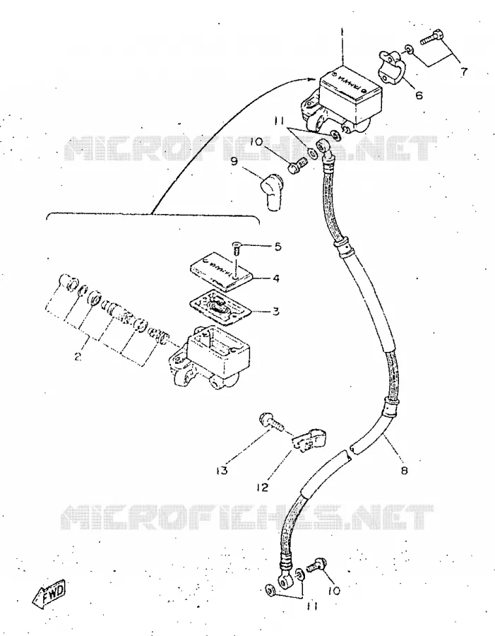 POMP VOOR Yamaha MOTO 250 1996 SR  SR250