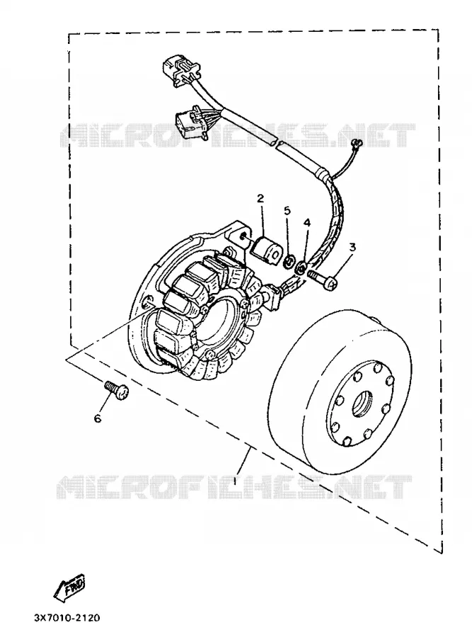 DYNAMO Yamaha MOTO 500 1993 SR  SR500