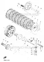 STARTMOTOR KOPPELINGS voor Yamaha SR500 1995