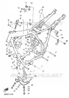 FRAME voor Yamaha SR500 1995