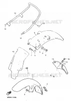 SPATBORD voor Yamaha SR500 1995