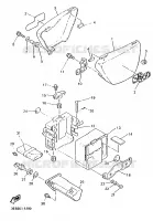 ZIJKUIPDEEL voor Yamaha SR500 1995