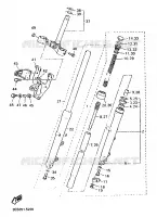 VOORVORK voor Yamaha SR500 1995