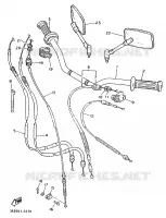 STUUR / KABEL voor Yamaha SR500 1995