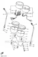 TELLERSET voor Yamaha SR500 1995