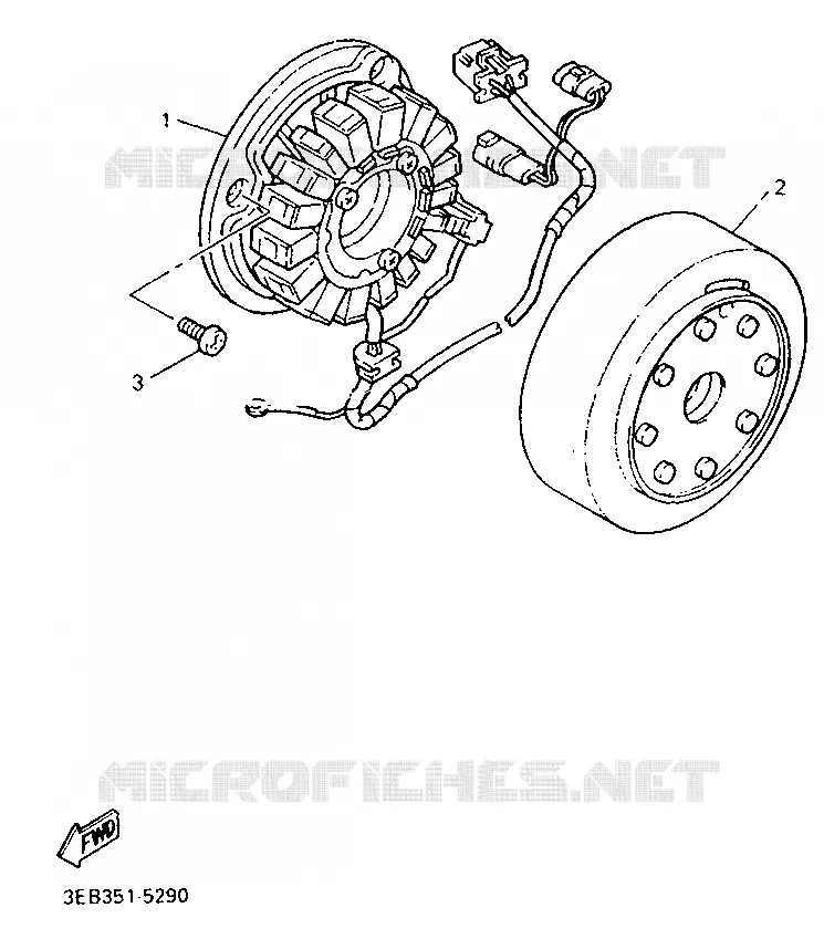 DYNAMO Yamaha MOTO 500 1995 SR  SR500