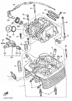 CILINDERKOP voor Yamaha SRX600 1987