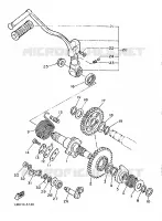 STARTMOTOR voor Yamaha SRX600 1987