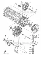 STARTMOTOR KOPPELINGS voor Yamaha SRX600 1987