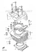 CILINDER voor Yamaha SRX600 1987