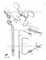 STUUR / KABEL voor Yamaha SRX600 1987