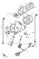 TELLERSET voor Yamaha SRX600 1987