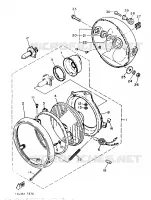 KOPLAMP voor Yamaha SRX600 1987